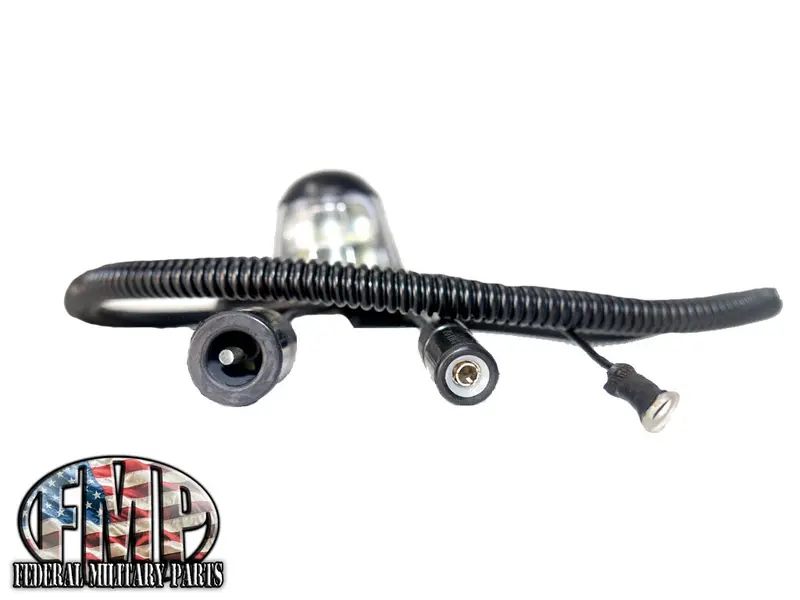 Extended Length 40” Plug And Play Prewired Sm License Plate Light Only - 24V Led Fits Military Humvee M998 Hmmwv 1