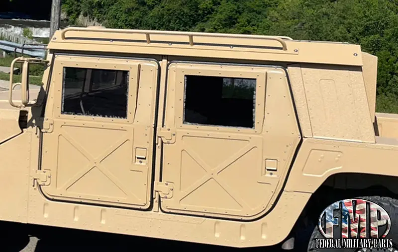 Extended Length Tactical Roof And Cab Extension For 4-Man Military Humvee- Medium Duty 1/8” Aluminum 1