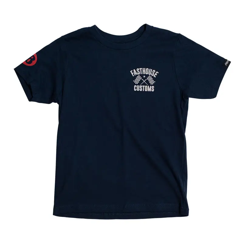 Fasthouse 68 Trick Tee - Youth - Navy 2