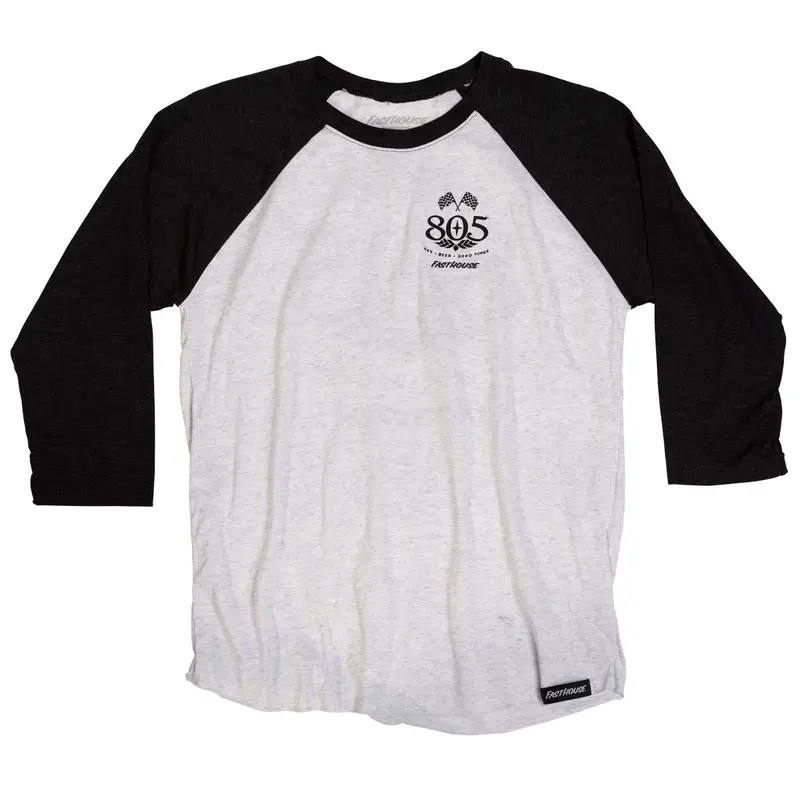 Fasthouse 805 Mantra Raglan Long Sleeve Tee - Womens - Black-White 1
