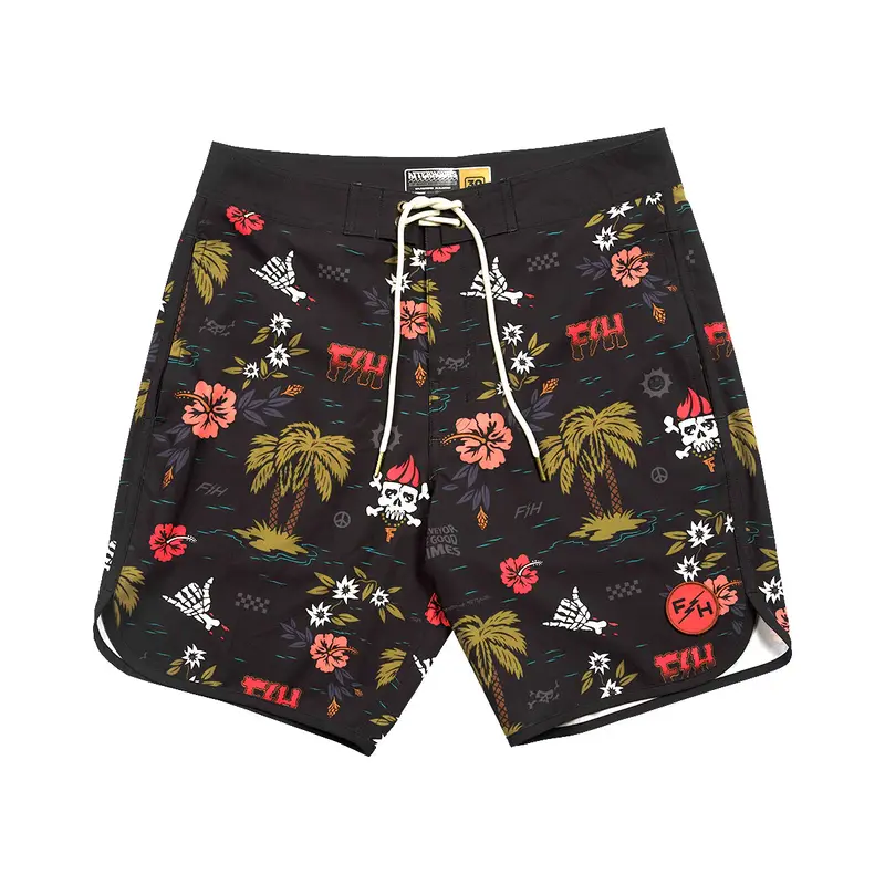 Fasthouse After Hours 3 Pocket Tribe Boardshort - Youth - Black 1