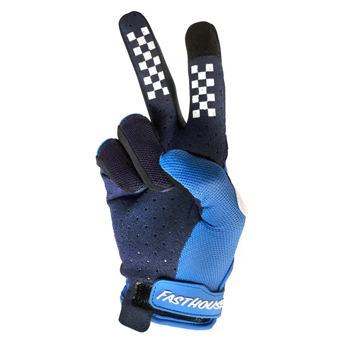 Fasthouse Air Cooled Elrod Glory Glove - Electric Blue 2