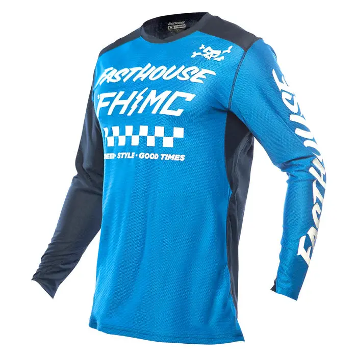 Fasthouse Air Cooled Elrod Glory Jersey - Electric Blue 1