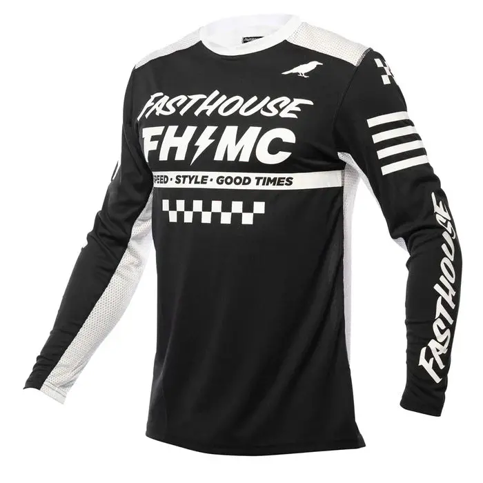 Fasthouse Air Cooled Elrod Jersey - Black 1