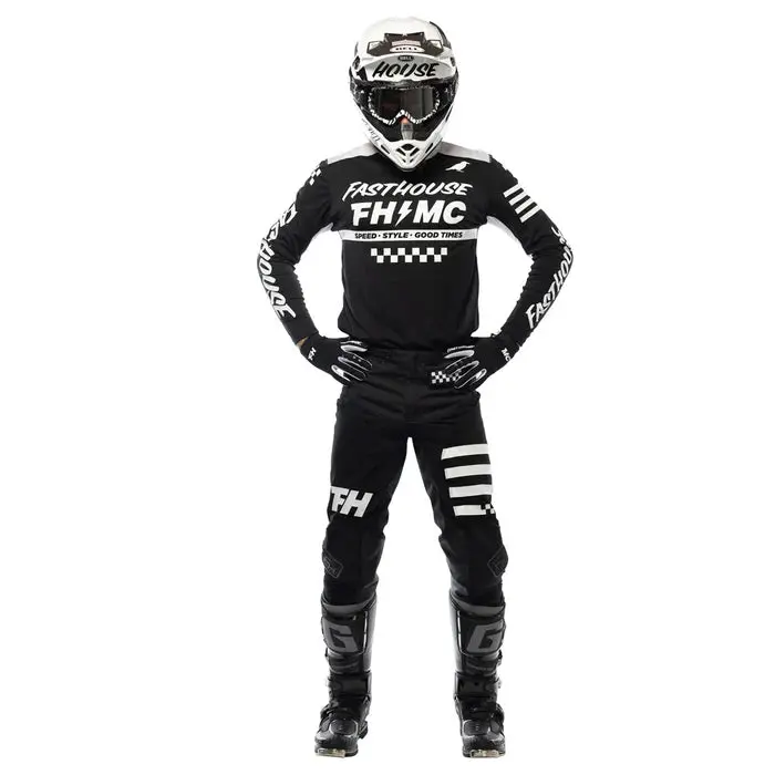 Fasthouse Air Cooled Elrod Jersey - Black 3