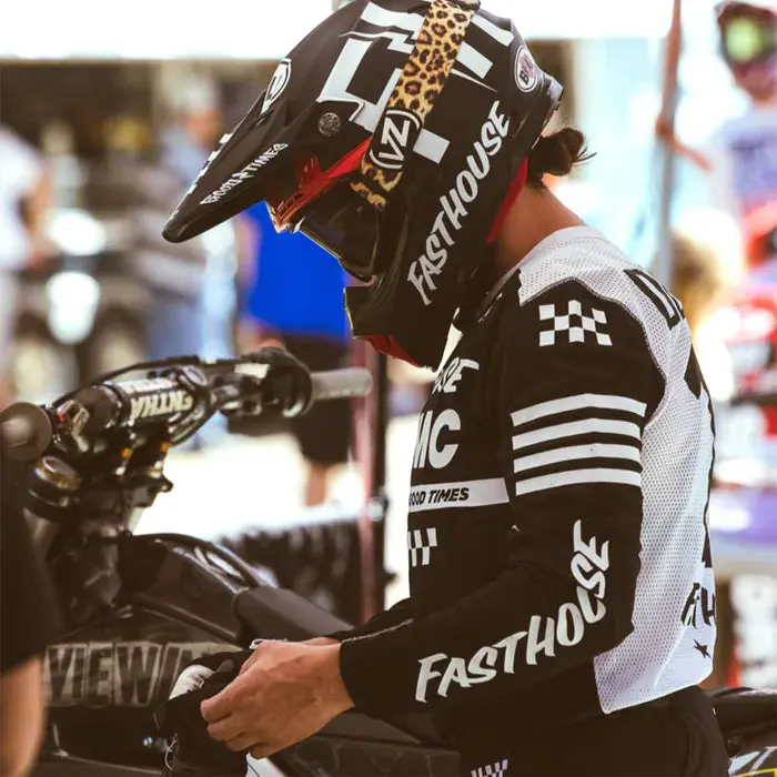 Fasthouse Air Cooled Elrod Jersey - Black 4