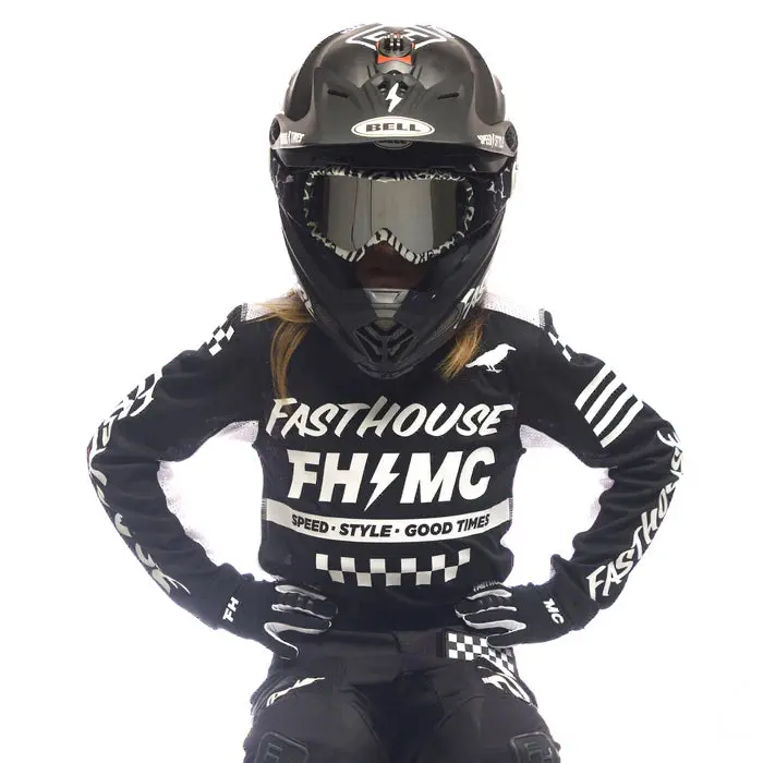 Fasthouse Air Cooled Elrod Jersey - Youth - Black 3