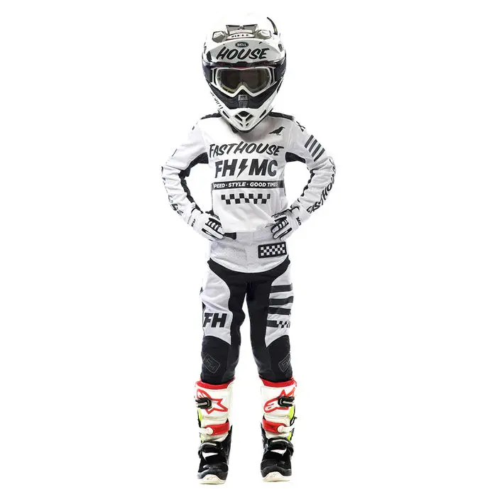 Fasthouse Air Cooled Elrod Pant - Youth - White 2