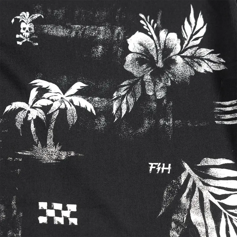 Fasthouse Alani Short Sleeve Button Up Shirt - Black 5