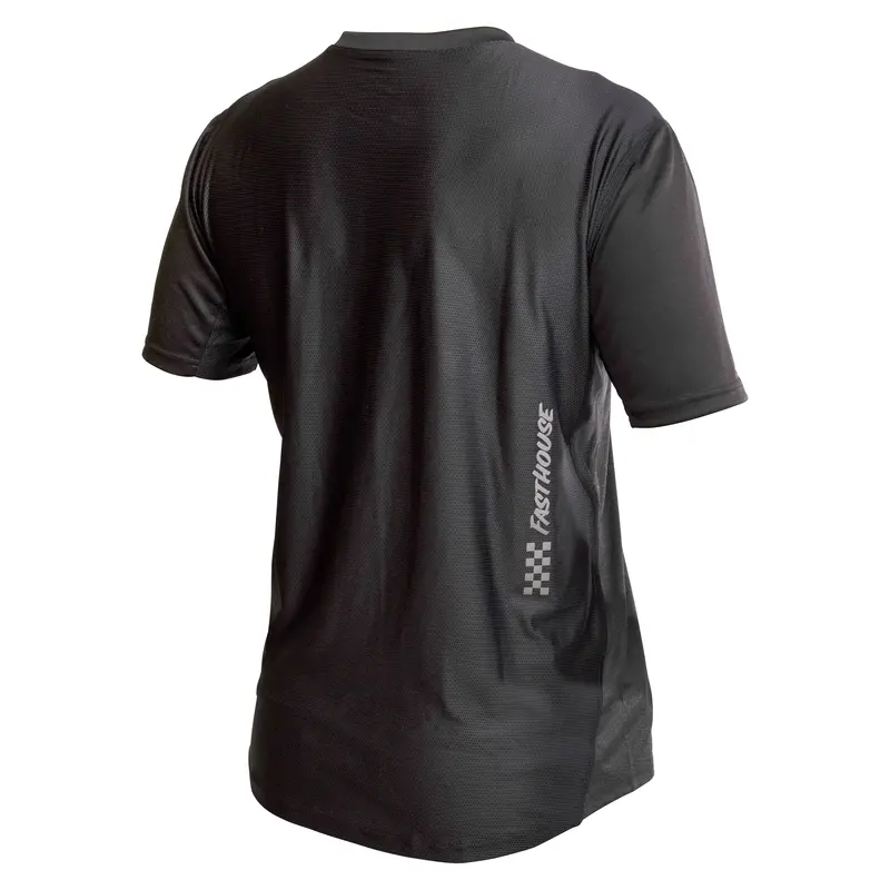 Fasthouse Alloy Mesa Short Sleeve Mtb Jersey - Heather Charcoal-Black 2