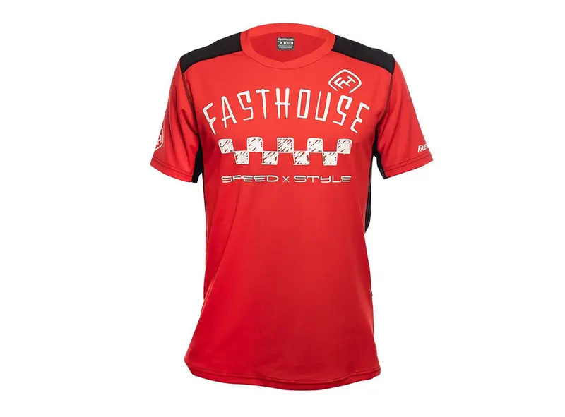 Fasthouse Alloy Nelson Short Sleeve Mtb Jersey - Red 1
