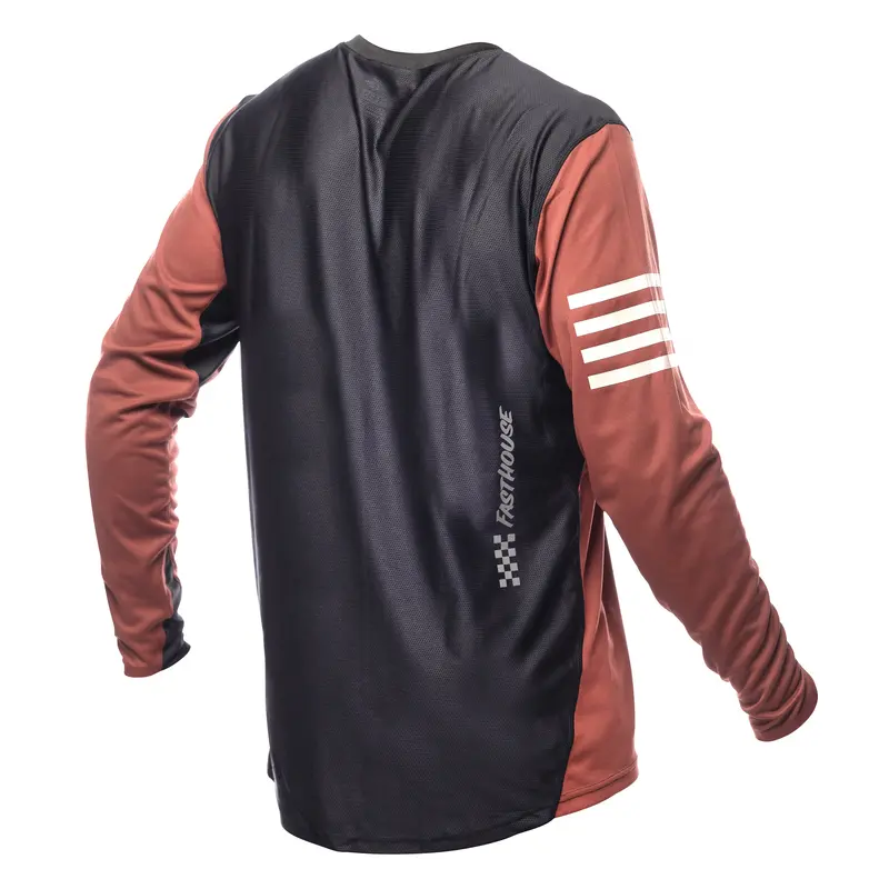 Fasthouse Alloy Rally Long Sleeve Mtb Jersey - Youth - Clay-Black 2