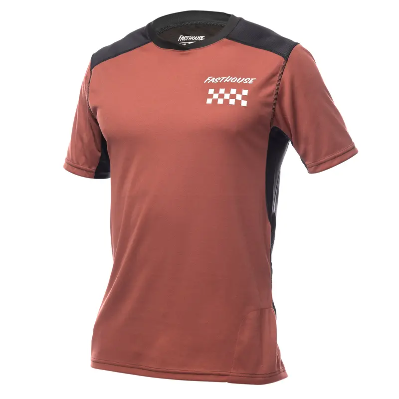 Fasthouse Alloy Rally Short Sleeve Mtb Jersey - Clay-Black 1