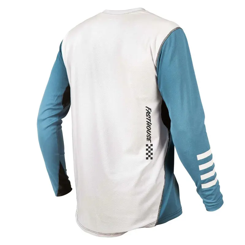 Fasthouse Alloy Roam Long Sleeve Mtb Jersey - Heather Slate 2