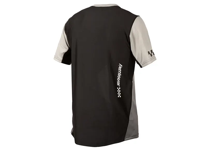 Fasthouse Alloy Slade Short Sleeve Mtb Jersey - Youth - Gray-Black 2