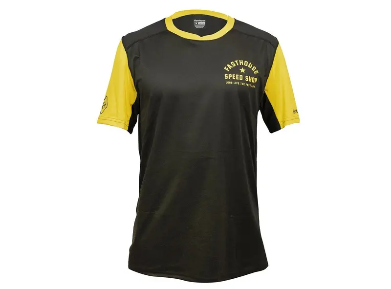 Fasthouse Alloy Star Short Sleeve Mtb Jersey - Gold-Black 1