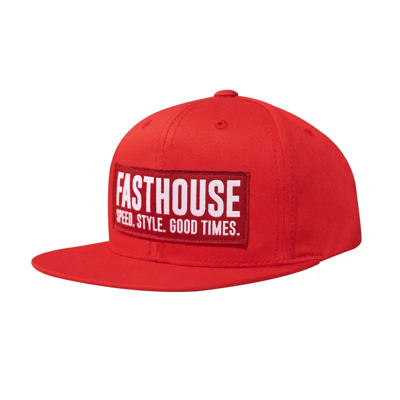 Fasthouse Blockhouse Hat - Youth - Red 1