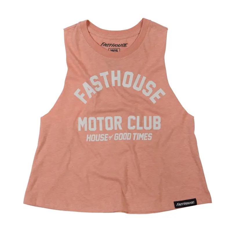 Fasthouse Brigade Crop Tank - Womens - Heather Peach 1