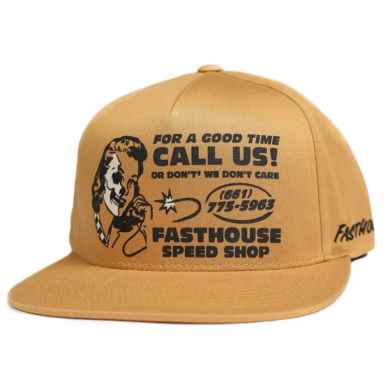 Fasthouse Call Us Hat - Tan 1