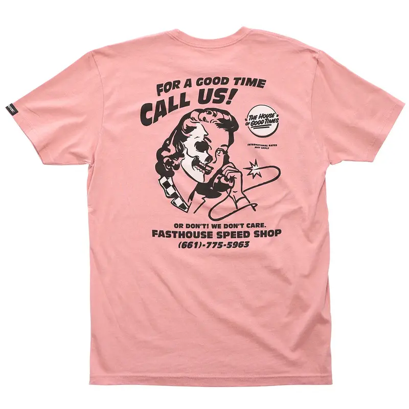 Fasthouse Call Us Tee - Desert Pink 1