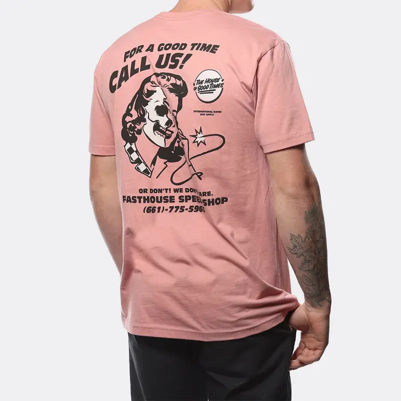 Fasthouse Call Us Tee - Desert Pink 3
