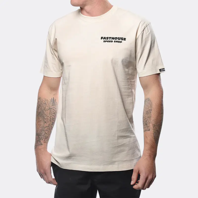 Fasthouse Call Us Tee - Natural 2