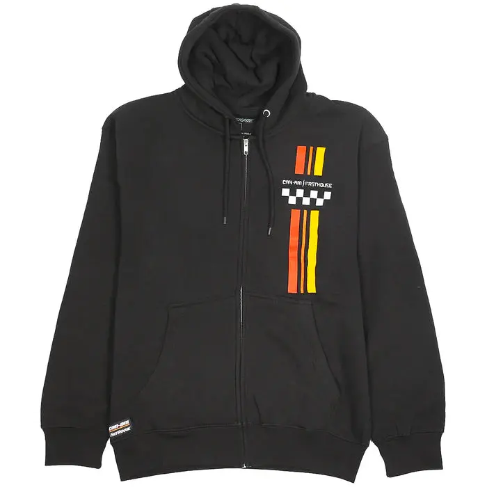 Fasthouse Can-Am Duster Zip-Up Hoodie - Black 1