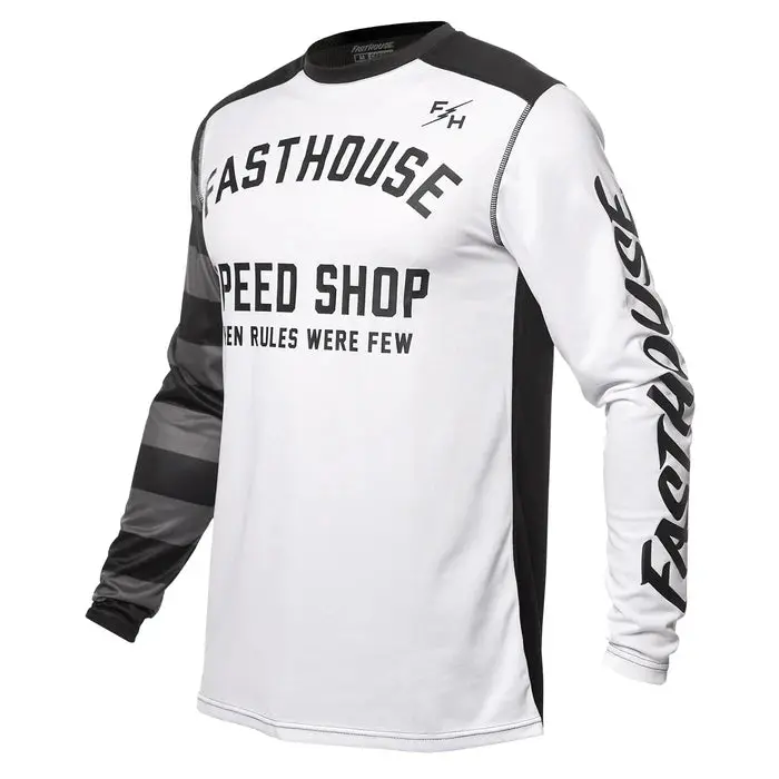 Fasthouse Carbon Jersey - Black-White 1