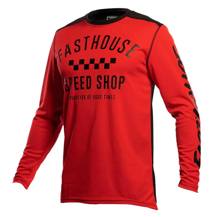 Fasthouse Carbon Jersey - Red-Black 1