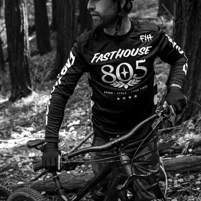 Fasthouse Classic 805 Long Sleeve Mtb Jersey - Black 2