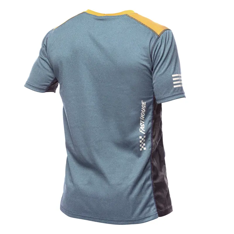 Fasthouse Classic Acadia Short Sleeve Mtb Jersey - Heather Indigo 2