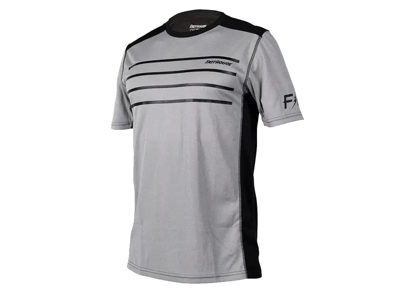 Fasthouse Classic Cartel Short Sleeve Mtb Jersey - Heather Gray 1