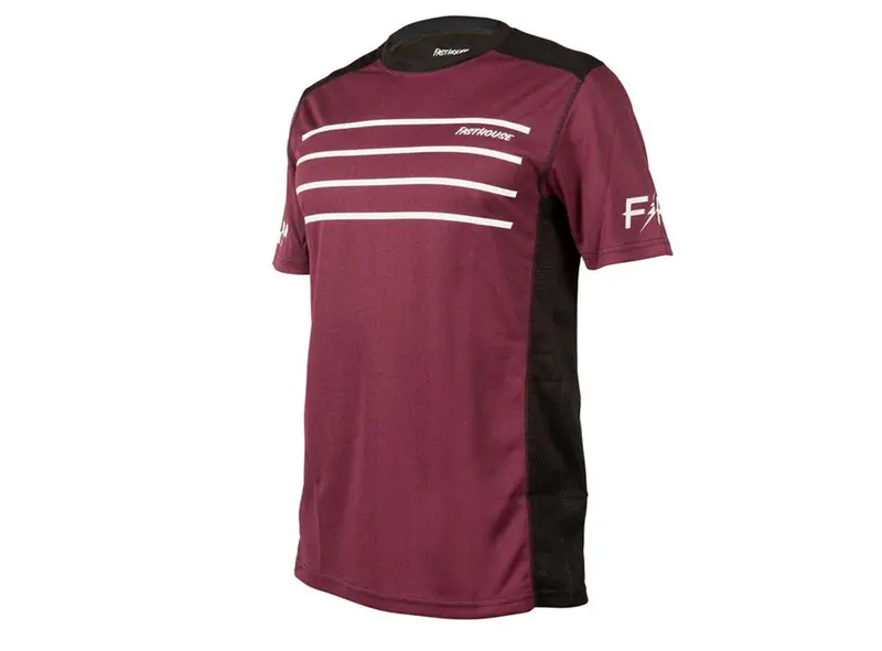 Fasthouse Classic Cartel Short Sleeve Mtb Jersey - Heather Maroon 1