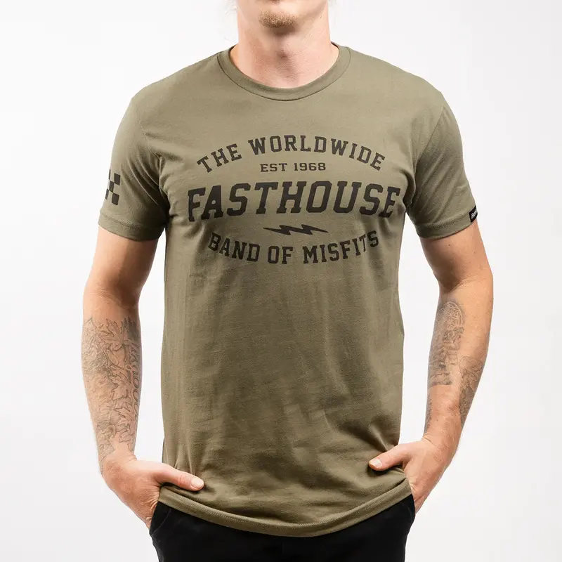 Fasthouse Coalition Tee - Military Green 3