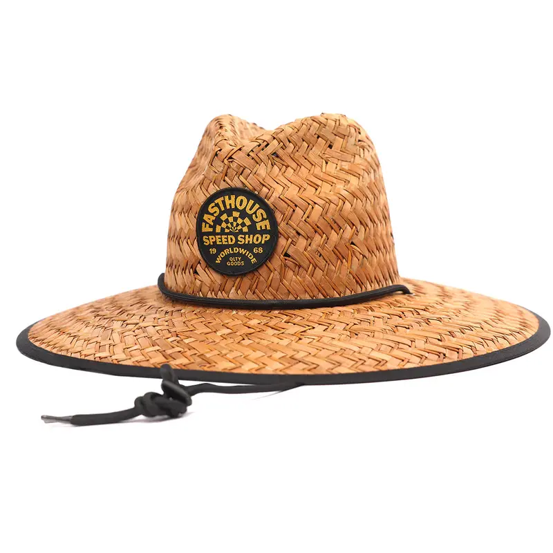 Fasthouse Deco Straw Hat - Dark Natural 1