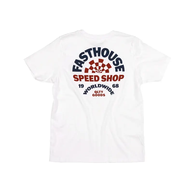 Fasthouse Deco Tee - Youth - White 1