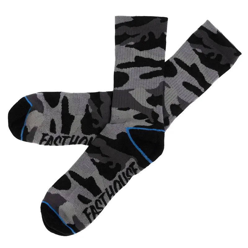 Fasthouse Delta Sock - Black-Camo 1
