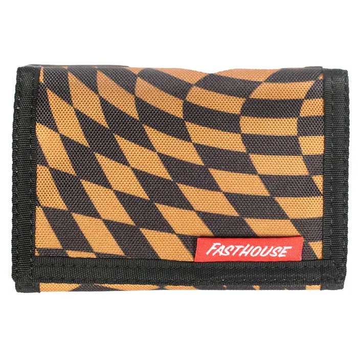 Fasthouse Distortion Tri-Fold Wallet - Vintage Gold 1