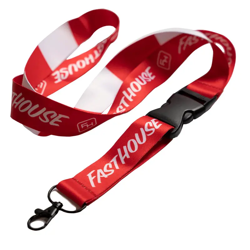 Fasthouse Division Lanyard - Red 1