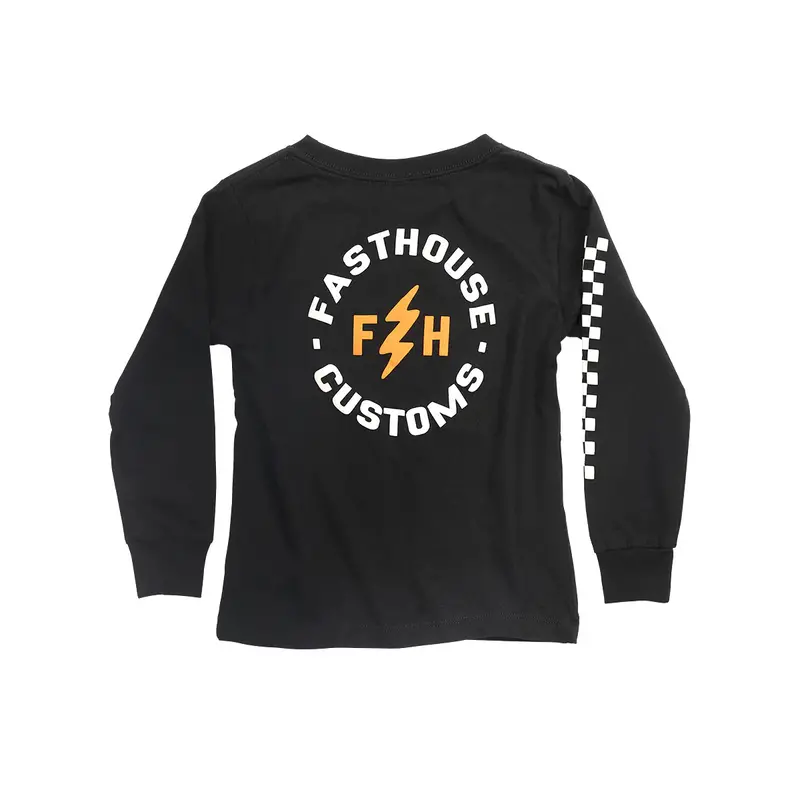 Fasthouse Easy Rider Long Sleeve Tee - Toddler - Black 1