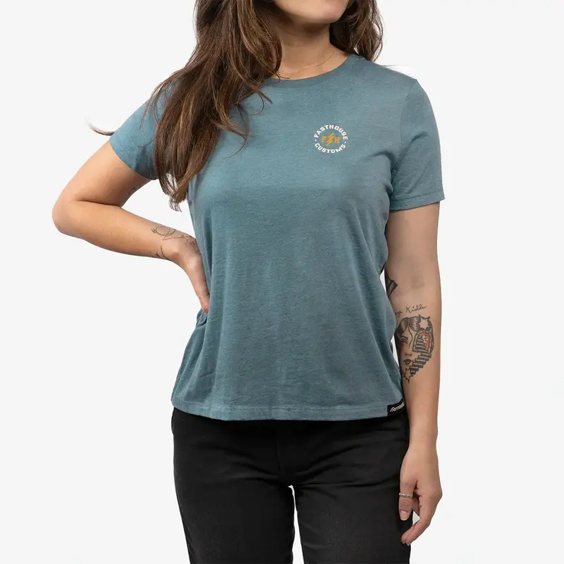 Fasthouse Easy Rider Tee - Womens - Heather Slate 2