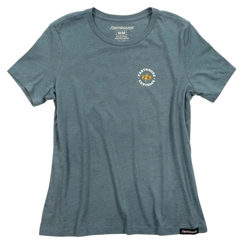 Fasthouse Easy Rider Tee - Womens - Heather Slate 4
