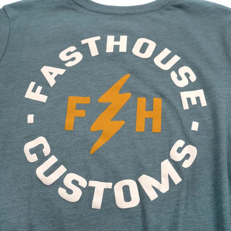 Fasthouse Easy Rider Tee - Womens - Heather Slate 5
