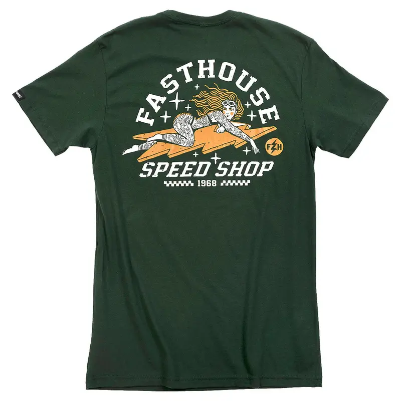 Fasthouse Eleanor Tee - Forest Green 1