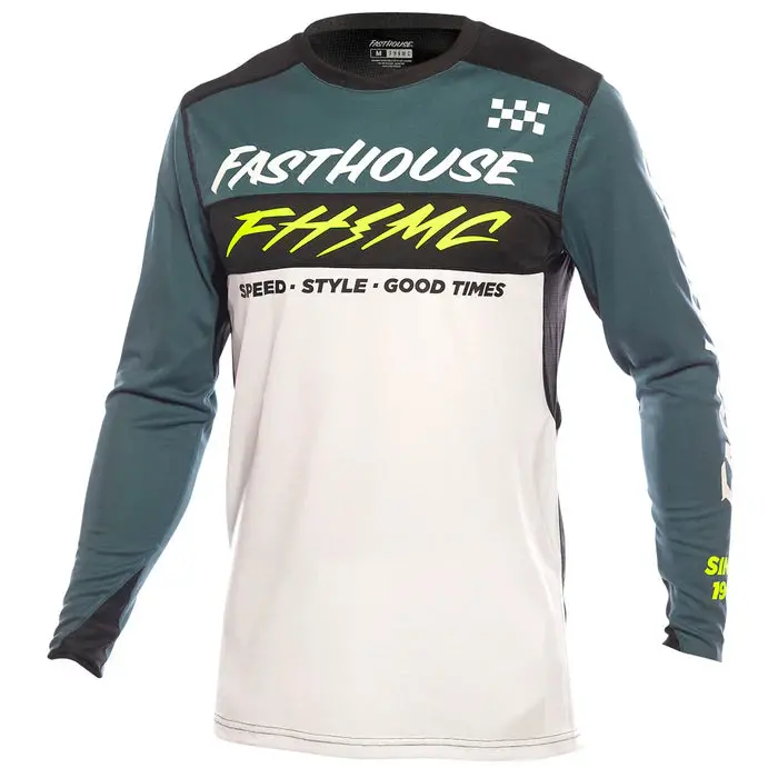 Fasthouse Elrod Evoke Jersey - Indigo-White 1