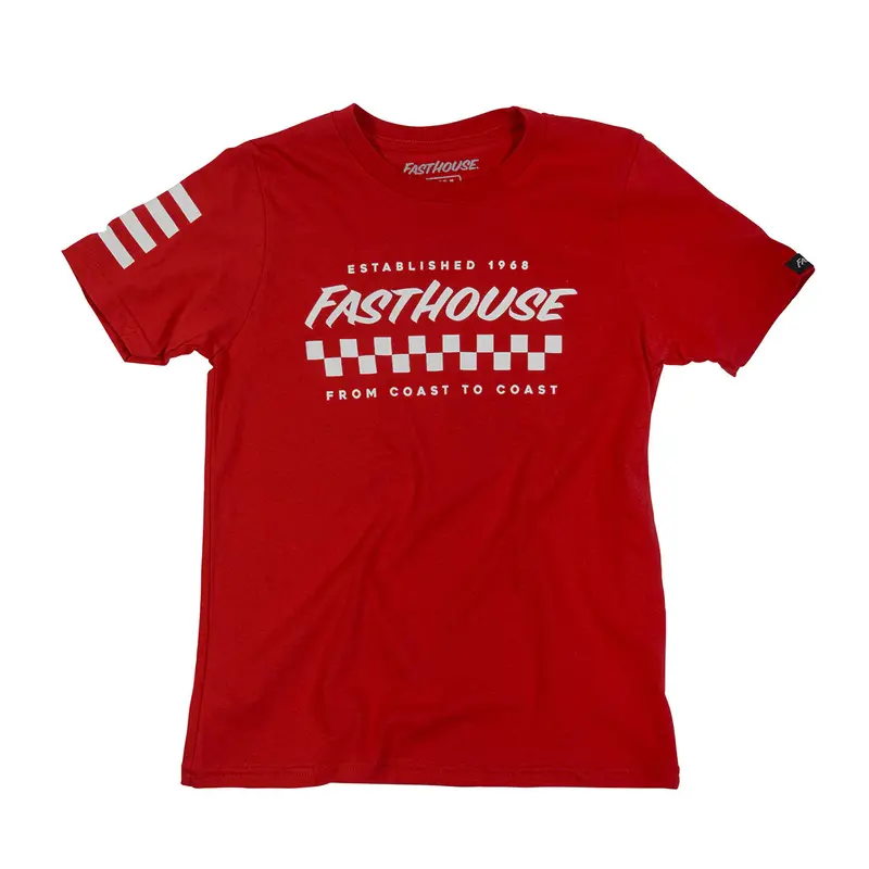 Fasthouse Faction Tee - Youth - Red 1