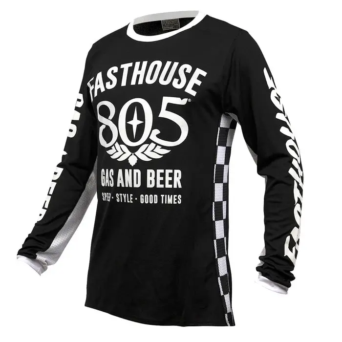 Fasthouse Grindhouse 805 Moto Jersey - Black 1