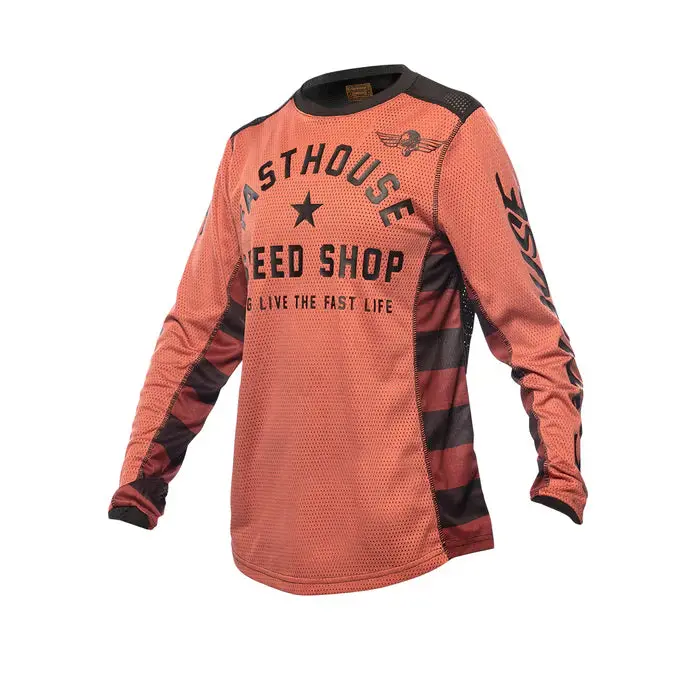 Fasthouse Grindhouse Air Cooled Originals Jersey - Girls - Mauve 1