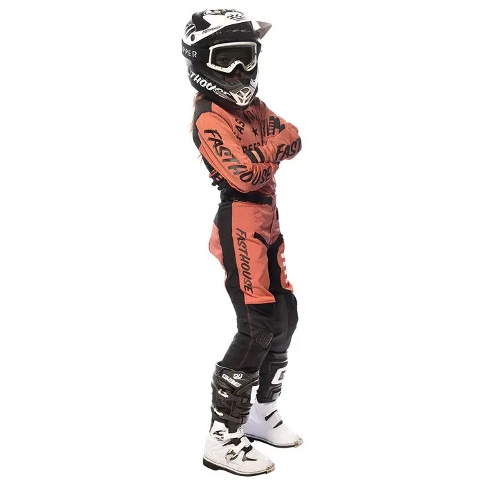 Fasthouse Grindhouse Air Cooled Originals Jersey - Girls - Mauve 4