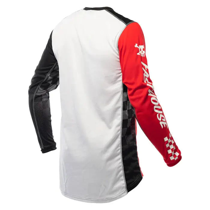 Fasthouse Grindhouse Alpha Jersey - Red-Black 2